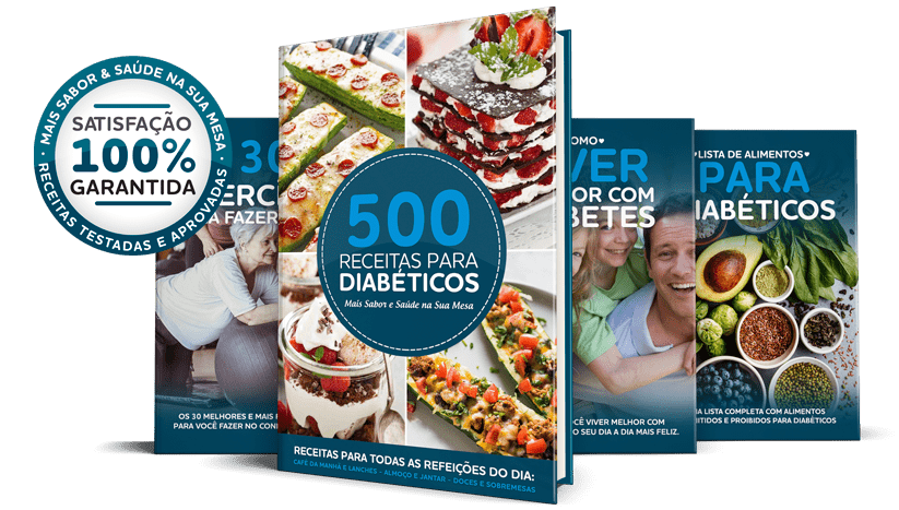 Ebook 500 Receitas para Diabéticos + 3 Bônus Grátis